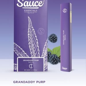 SAUCE- DISPOSABLE 1G LIVE RESIN INFUSED- GRANDADDY PURP