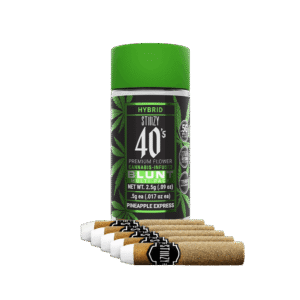 STIIIZY- 40’S BLUNT 5 PACK- PINEAPPLE EXPRESS