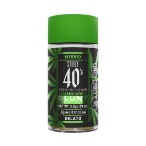 STIIIZY- 40’S INFUSED PREROLL BLUNT 5 PACK- GELATO