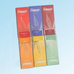 SAUCE- DISPOSABLE 1G LIVE RESIN INFUSED- PLATINUM ROSE