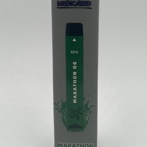 STRICTLY MEDICATED LIVE RESIN DISPOSABLE VAPE BAR (NET WT. 1000 MG) MARATHON OG, INDICA $40