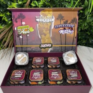 WHOLE MELT EXTRACTS- Premium Live Resin Sugar- 50/50s- ATOMIC APPLE/BLUEBERRY MUFFINZ- 3.5g