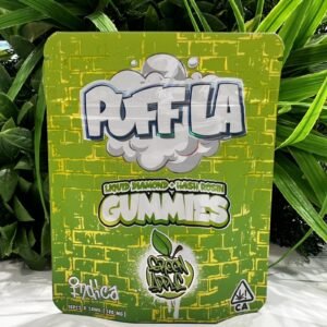 PUFF LA GUMMIES- HASH INFUSED 500mg- GREEN APPLE
