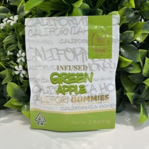 California Honey- Infused Gummies- Green Apple