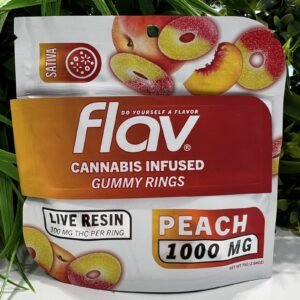 FLAV RINGS- 1000 MG- SATIVA- PEACH