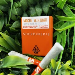 SHERBINSKIS- Live Rosin Infused 5pck Pre rolls- MOCHI