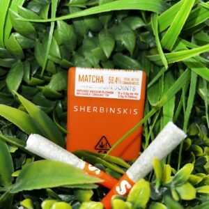 SHERBINSKIS- Live Rosin Infused 5pck Pre rolls- MATCHA