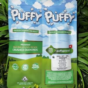 PUFFY- Live Resin/Crushed Diamond Infused 2pck Pre roll- GUSHERZ