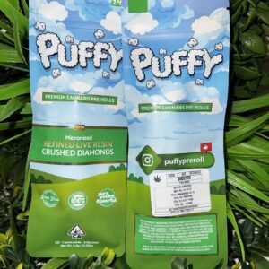 PUFFY- Live Resin/Crushed Diamond Infused 2pck Pre roll- GHOST OG