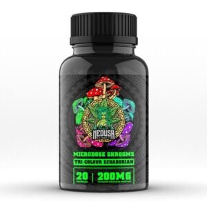 Magic Mushroom Microdose Capsules | Tri-Colour-Ecuadorian 200mg | 20 Capsules | Medusa Extracts