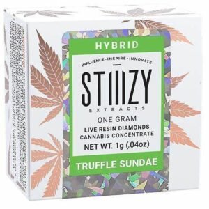 STIIIZY- LIVE RESIN DIAMONDS CONCENTRATE- 1G- TRUFFLE SUNDAE