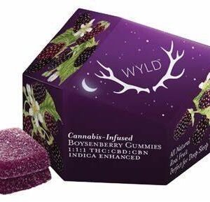 WYLD- CANNABIS INFUSED GUMMIES- BOYSENBERRY