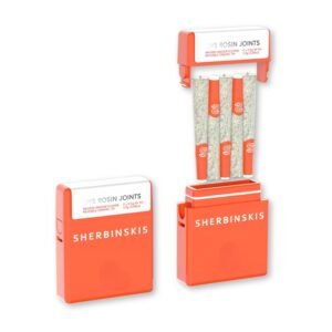 SHERBINSKIS- Live Rosin Infused 5pck Pre rolls- WHITE CHERRY