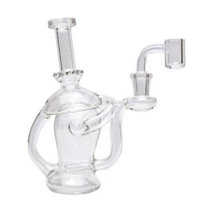 The Thunderdome Recycler Dab Rig with Quartz Banger