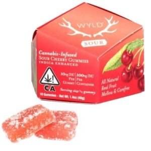 WYLD- CANNABIS INFUSED GUMMIES- SOUR CHERRY